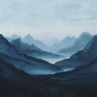 Poster Canvas Mountain 25 Art Print