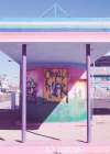 Pink Gas Station Las Vegas Art Print