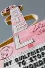 Las Vegas Motel Neon Sign Art Print
