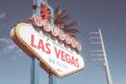 Las Vegas Sign Color Art Print