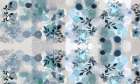 Blue Vine Mix Art Print