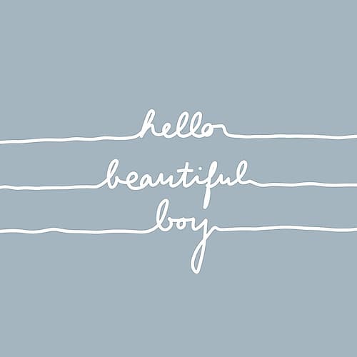 Hello Beautiful Boy Art Print