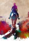 Sport Horserider art Art Print