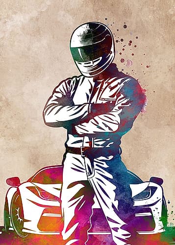 Sport Racing Car art Games and Sports Print
