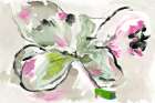 Abstract Purple Violet Pink Hues Floral 2 Art Print