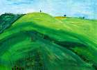 Green Hills Art Print