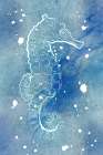 Blue Seahorse Art Print