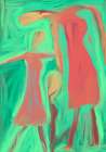 Abstract People Art Print by Sharyn Bursic