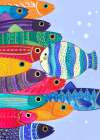 Fish and Bubbles Art Print
