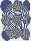 Line art abstract circles Minimalist Print