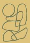 Line drawing ABSTRACT Art Print