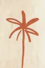 Burntorangepalm Ratio2x3 Minimalist Print