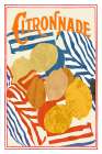 Citronnade Blue and Red Art Print