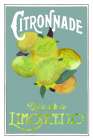 Citronnade Limoncello On Blue Art Print