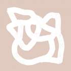 Beige abstract 3 Art Print