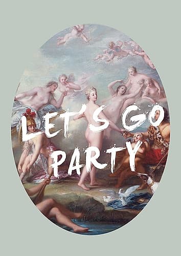 Letsgoparty3 Ratioiso Figurative Print