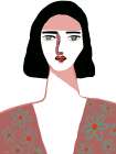 Classy Lady Art Print