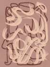 Dry brush abstract in nude Minimalist Print
