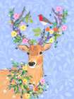 Festive Stag Art Print