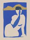 Muse cut out Minimalist Print