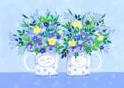 Double Bouquet   Aquarelle  Ib Bb 29 01 2020 16 02 20 7040x4960 Art Print
