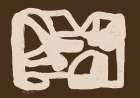 Brown ABSTRACT Abstract Art Print