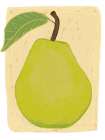 Big green pear Art Print by Sharyn Bursic