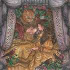 Fairy Tale Cat Prince Art Print