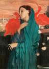 Young Woman With Ibis Art Print