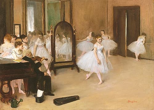The Dancing Class Classical Print