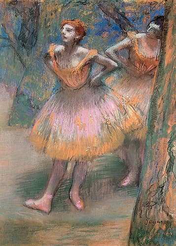 Two Dancers Figurative Print