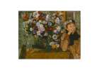 A Woman Seated Beside a Vase of Flowers No.2 - by Degas, Edgar | 1x - Pictufy | Degas, Edgar