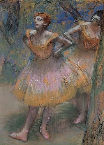 Two Dancers Figurative Print
