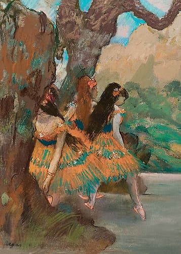 Ballet Dancers Dance Print