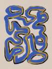 Abstract line deco 02 Art Print