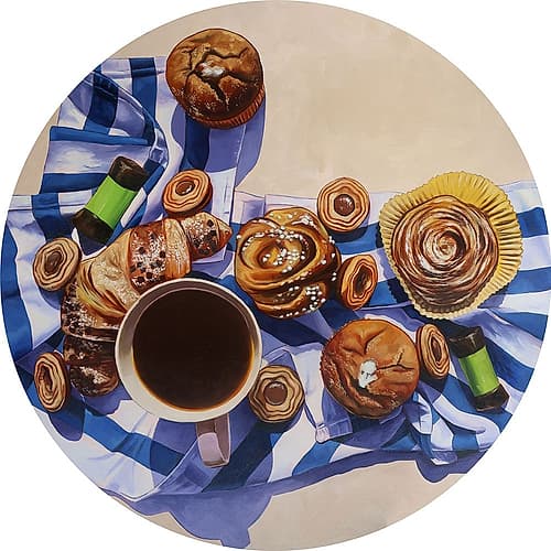 Winters Over Coffee Print