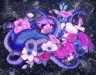 Magic Ocean the Octopus Colour Original Art Print