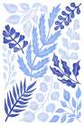 Blue Branches Art Print