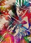 Biker Art Cycling Sport 3 Art Print
