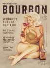 Babes of Bourbon Vol 3 Sexy Vintage Pin Up Girl Drinking Whiskey Art Print