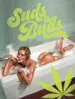 Suds Buds Sexy Girl Smoking Cannabis Joint In Bath Bathroom Art Print