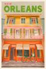 New Orleans Louisiana Vintage Travel Poster Art Print