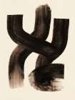 Minimal bold brush 03 Abstract Art Print