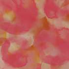 Happy bubbles. Abstract watercolor shapes in pink and terracotta. Abstract Art Print