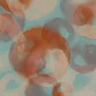 Colorful abstract watercolor in terra Abstract Art Print