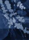 Abstract Botanical In Blue. Blossom. Abstract Art Print