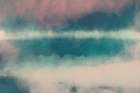 Abstract Landscape in turquoise Art Print