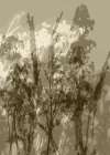 Misty Meadow. Abstract Botanical Art No.1 Art Print