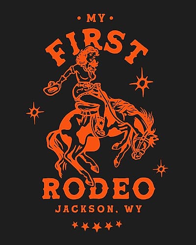 First Rodeo.png Art Print