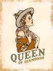 Queen of Diamonds (2) Art Print